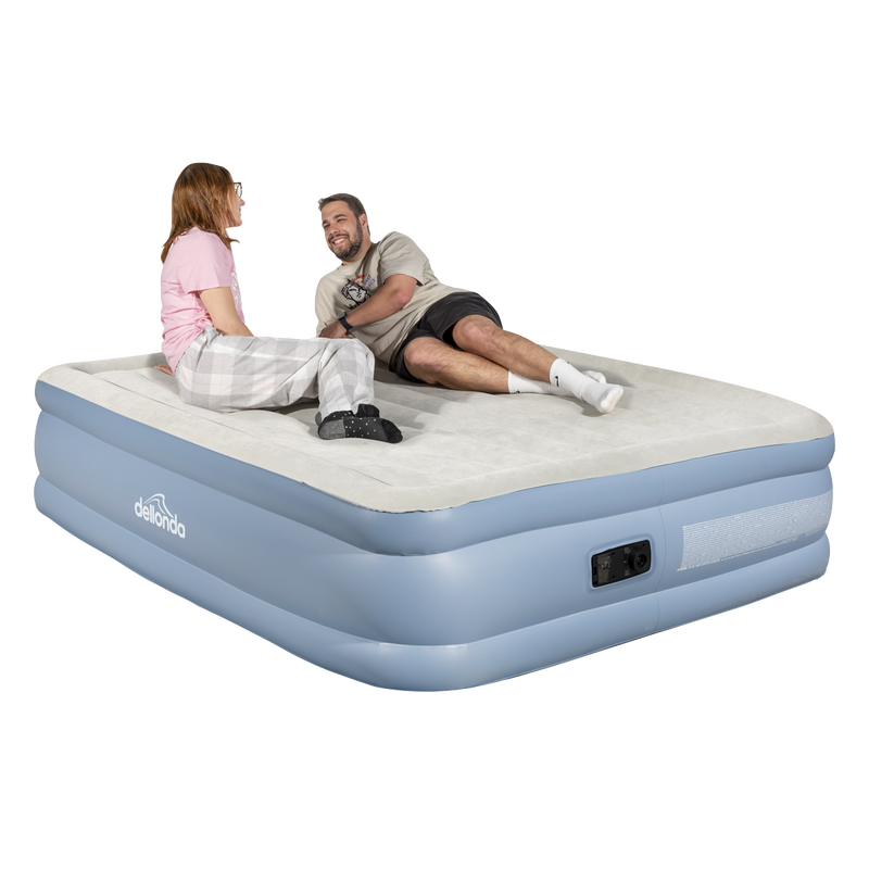 Dellonda DL147 Raised Air Bed with Built-in Electric Pump & Storage Bag - Queen - additional view 2