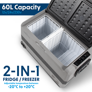 Dellonda DL15 Portable Fridge Freezer/Cool Box with LED Display 60L - additional view 2