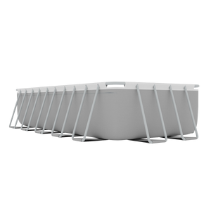 Dellonda DL150 Deluxe Steel Frame Rectangular Swimming Pool with Step Ladder & Filter Pump 21ft - additional view 7