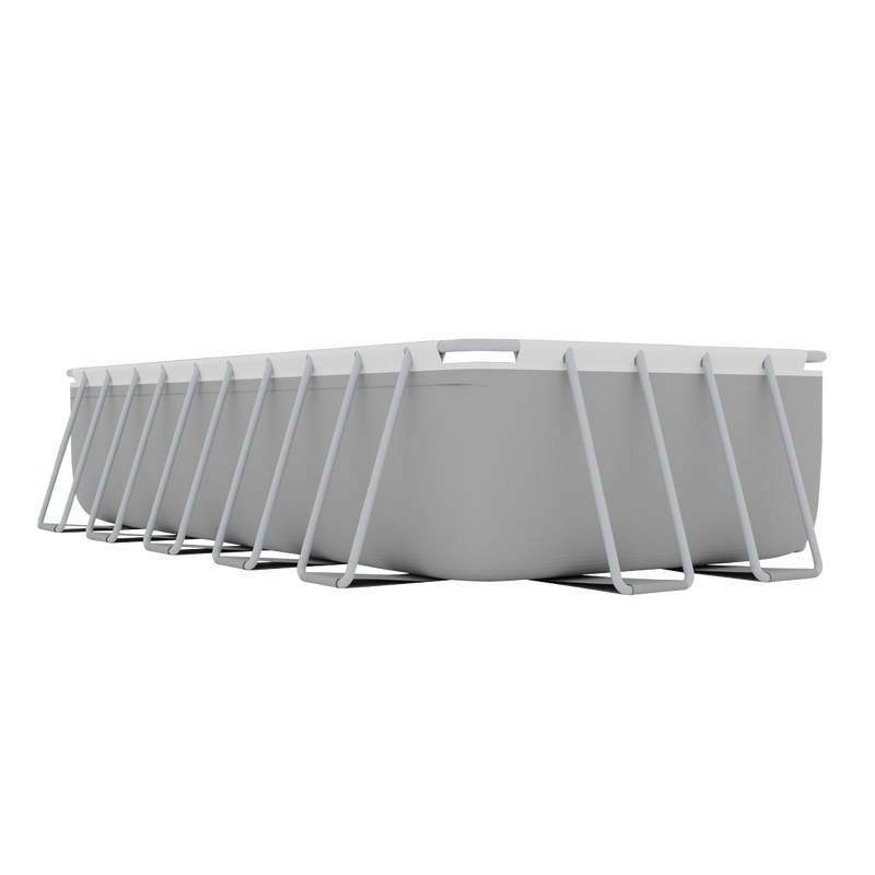 Dellonda DL150 Deluxe Steel Frame Rectangular Swimming Pool with Step Ladder & Filter Pump 21ft - additional view 7