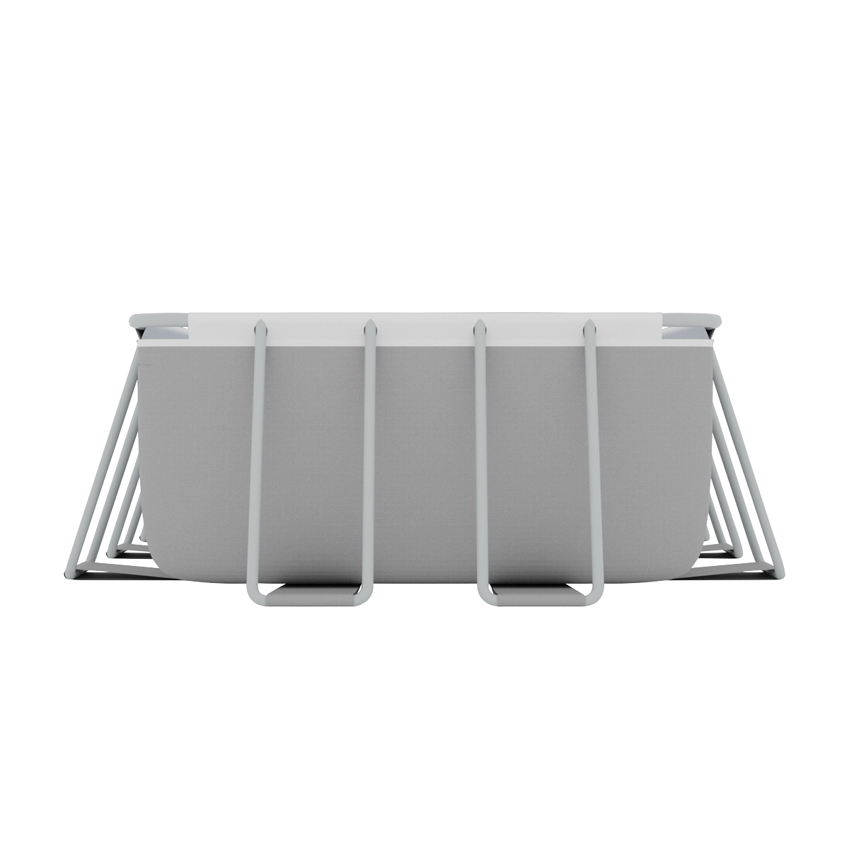 Dellonda DL150 Deluxe Steel Frame Rectangular Swimming Pool with Step Ladder & Filter Pump 21ft - additional view 8