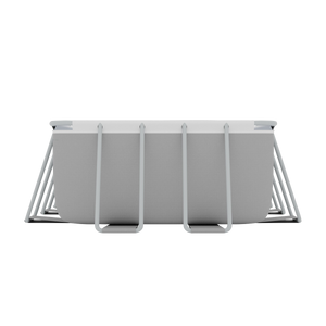 Dellonda DL150 Deluxe Steel Frame Rectangular Swimming Pool with Step Ladder & Filter Pump 21ft - additional view 8