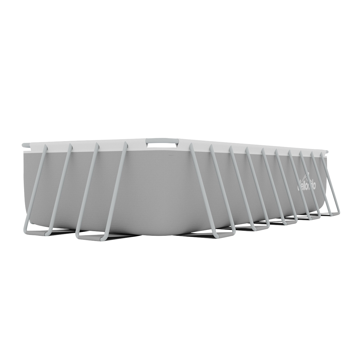 Dellonda DL150 Deluxe Steel Frame Rectangular Swimming Pool with Step Ladder & Filter Pump 21ft - additional view 9