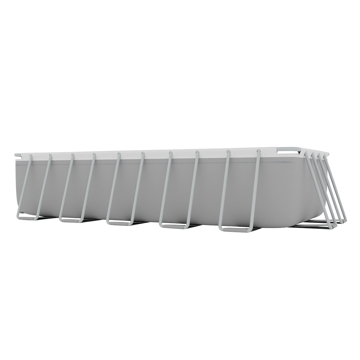 Dellonda DL150 Deluxe Steel Frame Rectangular Swimming Pool with Step Ladder & Filter Pump 21ft - additional view 10