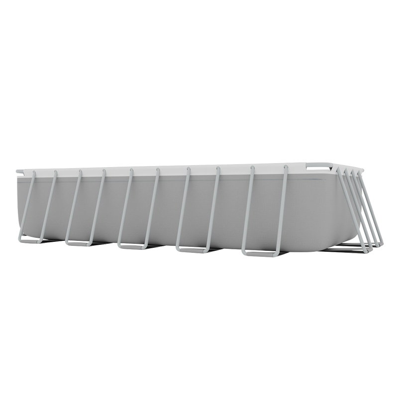 Dellonda DL150 Deluxe Steel Frame Rectangular Swimming Pool with Step Ladder & Filter Pump 21ft - additional view 10