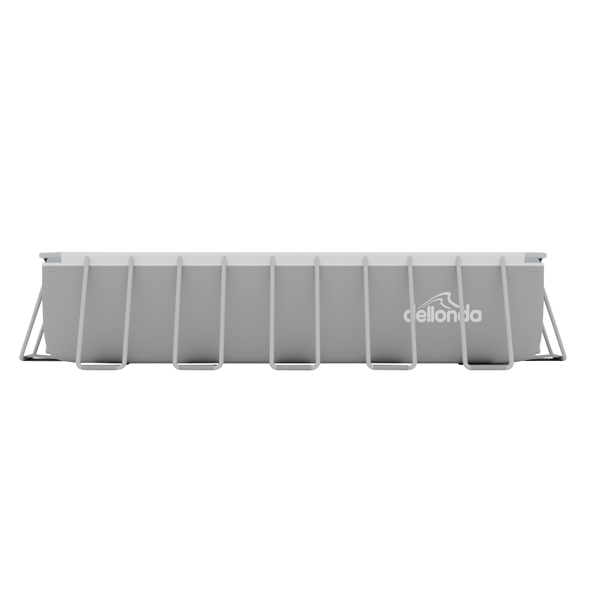 Dellonda DL150 Deluxe Steel Frame Rectangular Swimming Pool with Step Ladder & Filter Pump 21ft - additional view 4