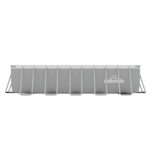 Dellonda DL150 Deluxe Steel Frame Rectangular Swimming Pool with Step Ladder & Filter Pump 21ft - additional view 4