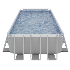 Dellonda DL151 Deluxe Steel Frame Rectangular Swimming Pool with Step Ladder & Filter Pump 25ft - additional view 8