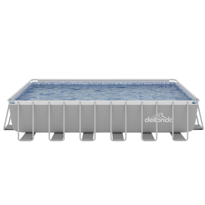 Dellonda DL151 Deluxe Steel Frame Rectangular Swimming Pool with Step Ladder & Filter Pump 25ft - additional view 9