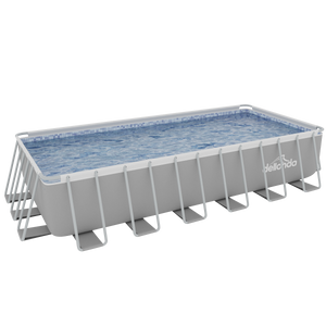 Dellonda DL151 Deluxe Steel Frame Rectangular Swimming Pool with Step Ladder & Filter Pump 25ft - additional view 14