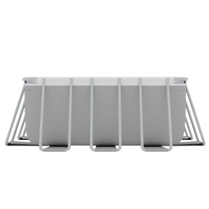 Dellonda DL151 Deluxe Steel Frame Rectangular Swimming Pool with Step Ladder & Filter Pump 25ft - additional view 4