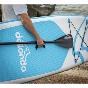 Dellonda DL152 Inflatable Stand-Up Paddle Board 10'6" - Light Blue/White - additional view 4