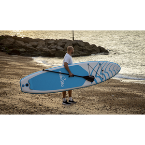 Dellonda DL152 Inflatable Stand-Up Paddle Board 10'6" - Light Blue/White - additional view 10