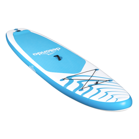 Dellonda DL152 Inflatable Stand-Up Paddle Board 10'6" - Light Blue/White