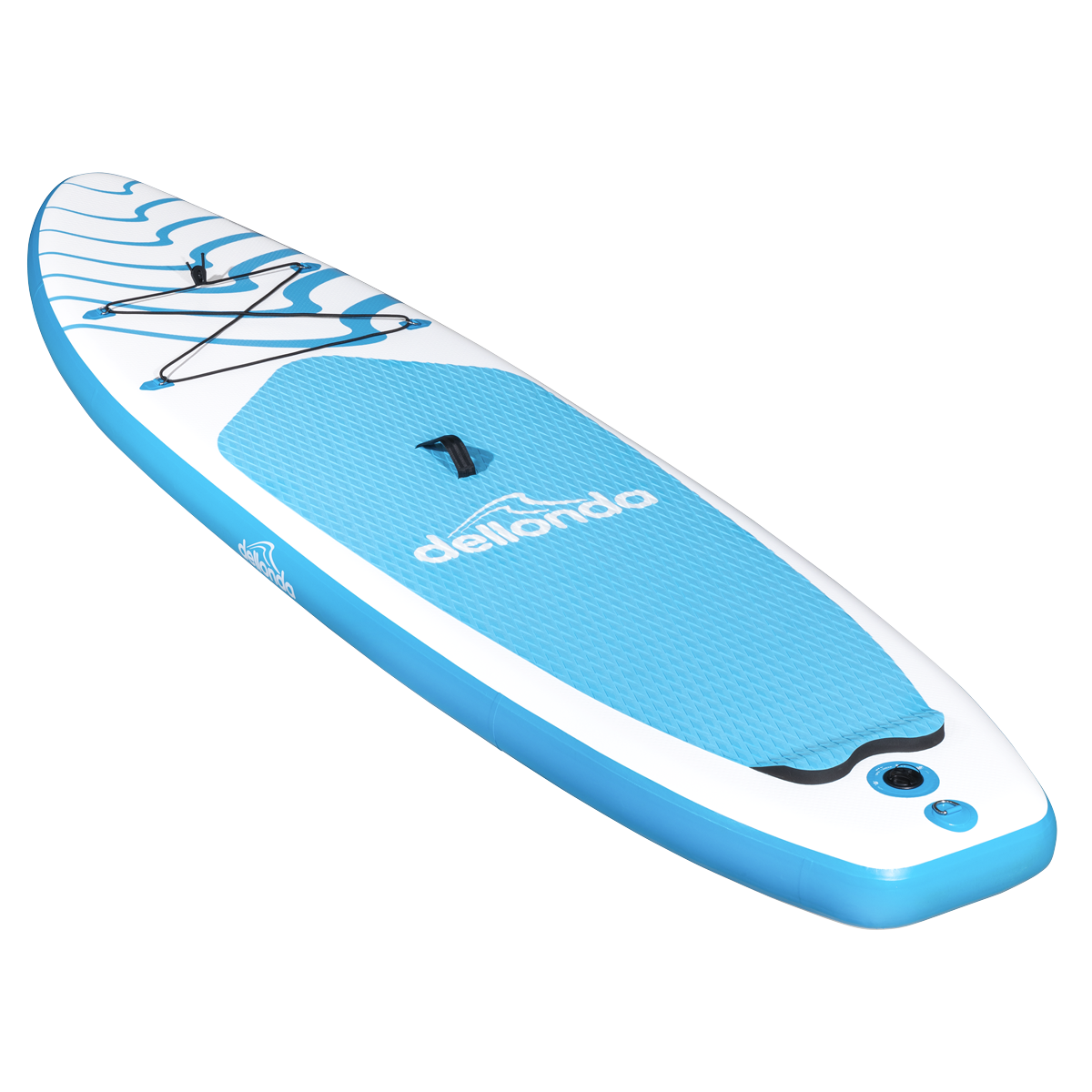 Dellonda DL152 Inflatable Stand-Up Paddle Board 10'6" - Light Blue/White - additional view 6