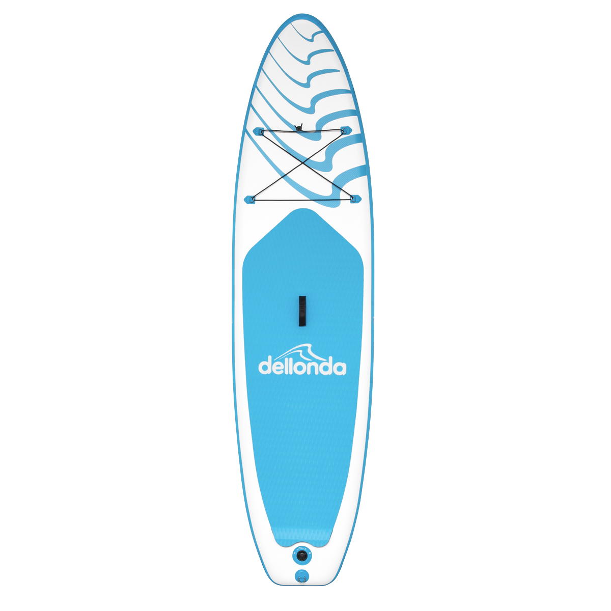 Dellonda DL152 Inflatable Stand-Up Paddle Board 10'6" - Light Blue/White - additional view 19