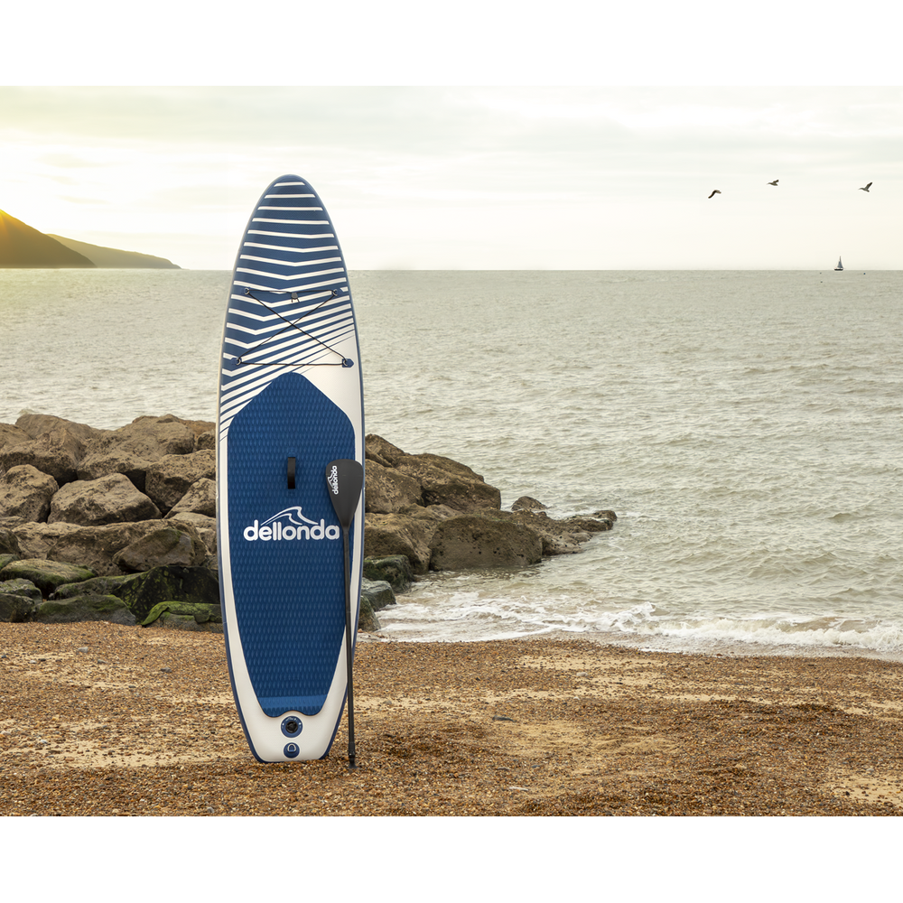 Dellonda DL153 Inflatable Stand-Up Paddle Board 10'2" - Dark Blue/White - additional view 17
