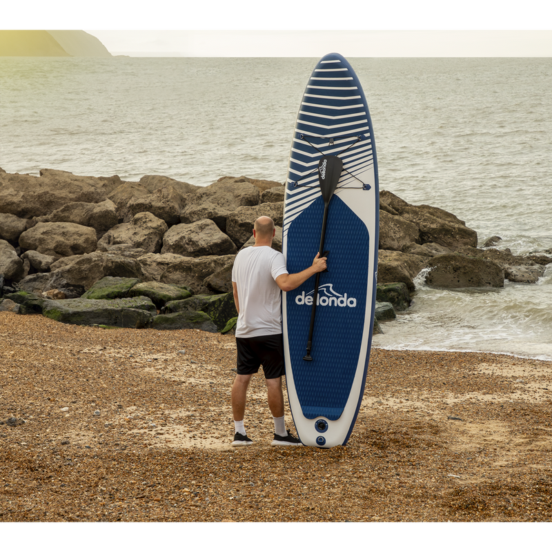 Dellonda DL153 Inflatable Stand-Up Paddle Board 10'2" - Dark Blue/White - additional view 22
