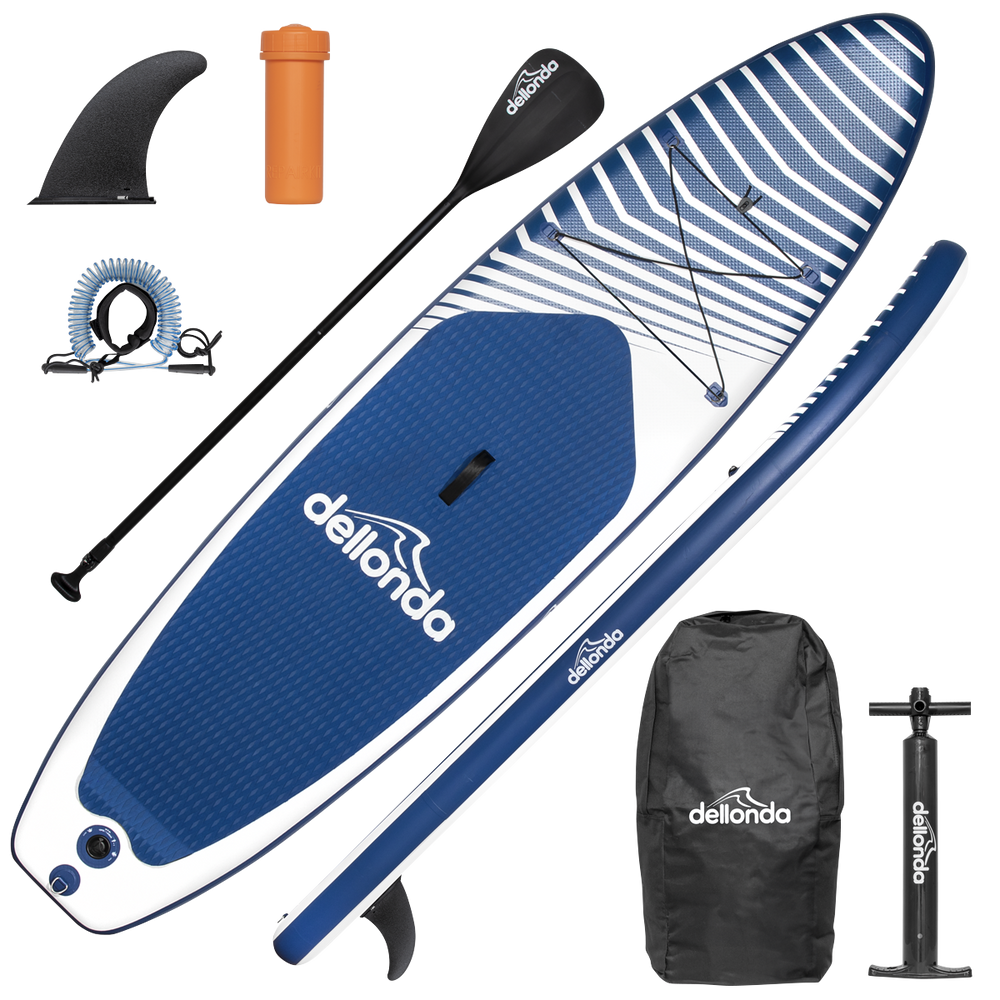 Dellonda DL153 Inflatable Stand-Up Paddle Board 10'2" - Dark Blue/White - additional view 11