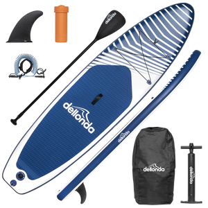 Dellonda DL153 Inflatable Stand-Up Paddle Board 10'2" - Dark Blue/White - additional view 11