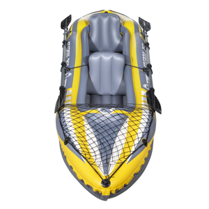 Dellonda DL155 Inflatable 2-Person Kayak/Canoe Set with Pump, Carry Bag & 2 Oars - Blue/Yellow/White - additional view 7
