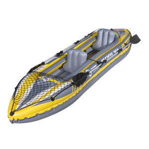 Dellonda DL155 Inflatable 2-Person Kayak/Canoe Set with Pump, Carry Bag & 2 Oars - Blue/Yellow/White - additional view 8