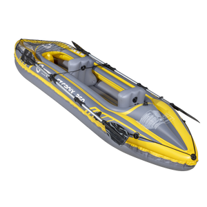 Dellonda DL155 Inflatable 2-Person Kayak/Canoe Set with Pump, Carry Bag & 2 Oars - Blue/Yellow/White - additional view 10