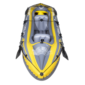 Dellonda DL155 Inflatable 2-Person Kayak/Canoe Set with Pump, Carry Bag & 2 Oars - Blue/Yellow/White - additional view 11