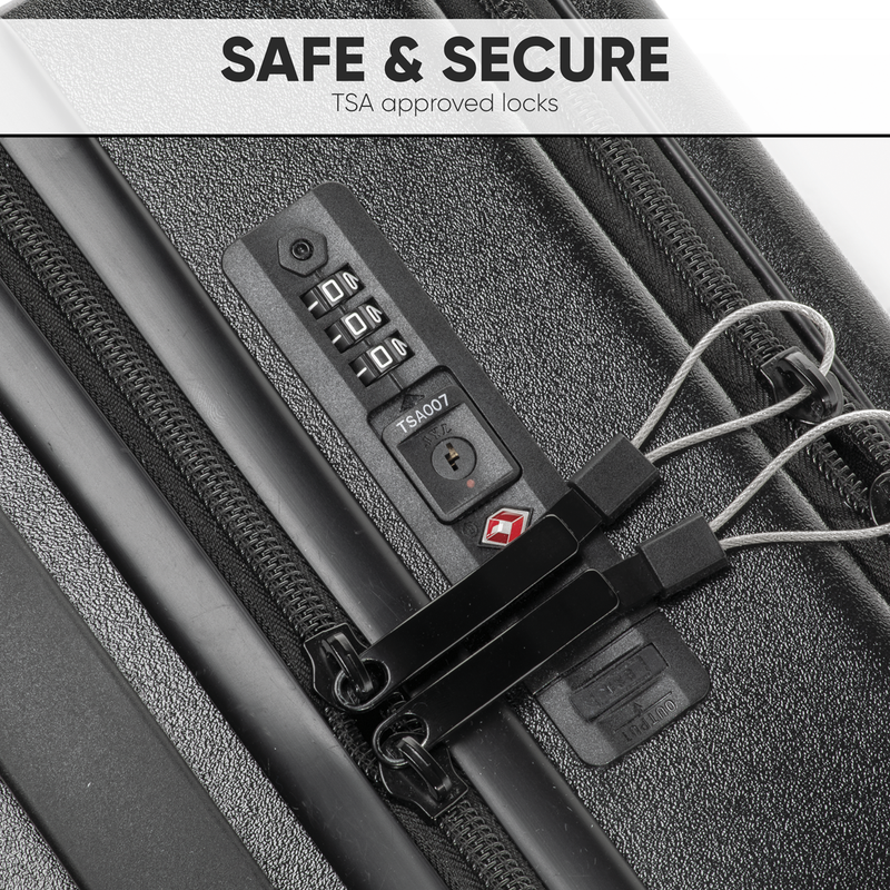 Dellonda DL156 Cabin Size Luggage with Laptop Compartments & Dual TSA Lock 18" - additional view 13