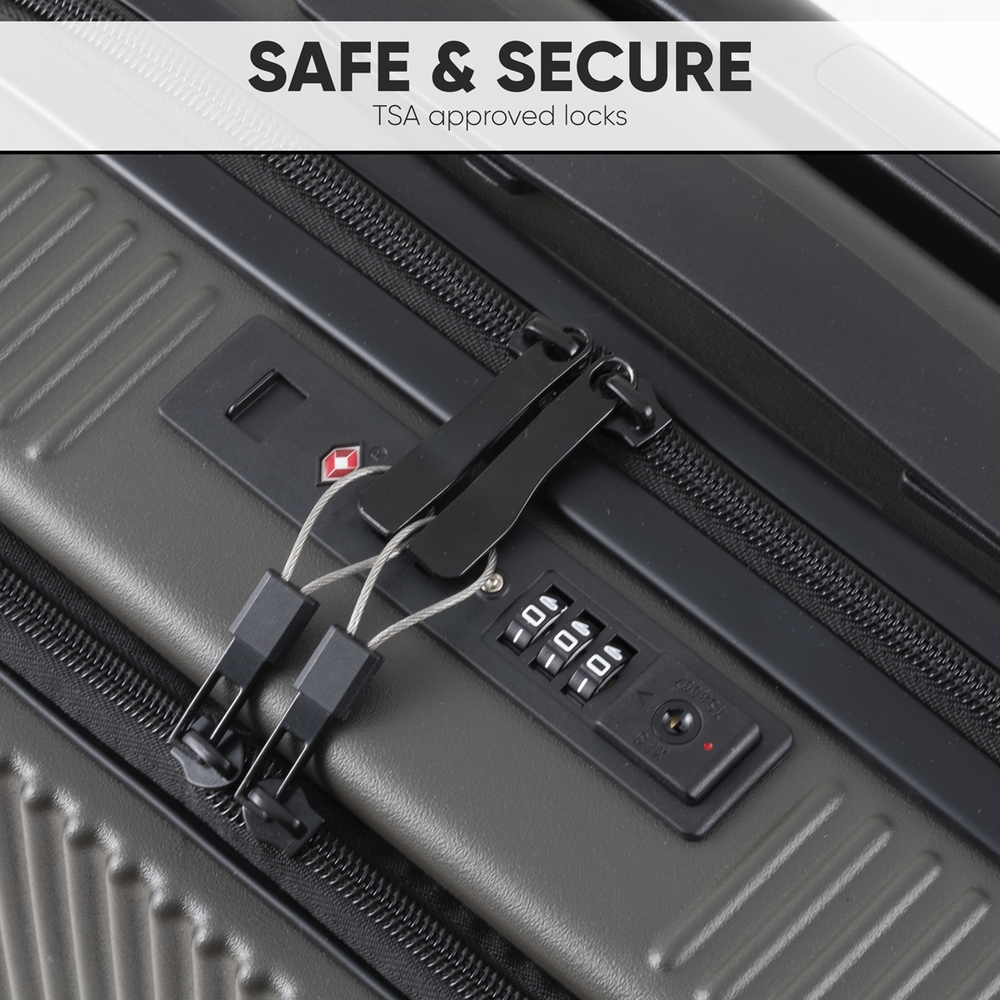 Dellonda DL157 Cabin Size Luggage with Laptop Compartments & Dual TSA Lock 20" - additional view 16
