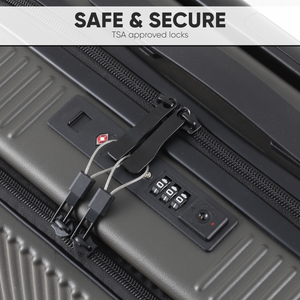 Dellonda DL157 Cabin Size Luggage with Laptop Compartments & Dual TSA Lock 20" - additional view 16
