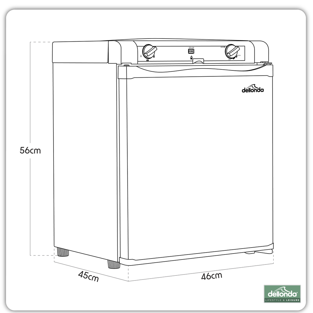 Dellonda DL158 3-Way Fridge 40L - additional view 7