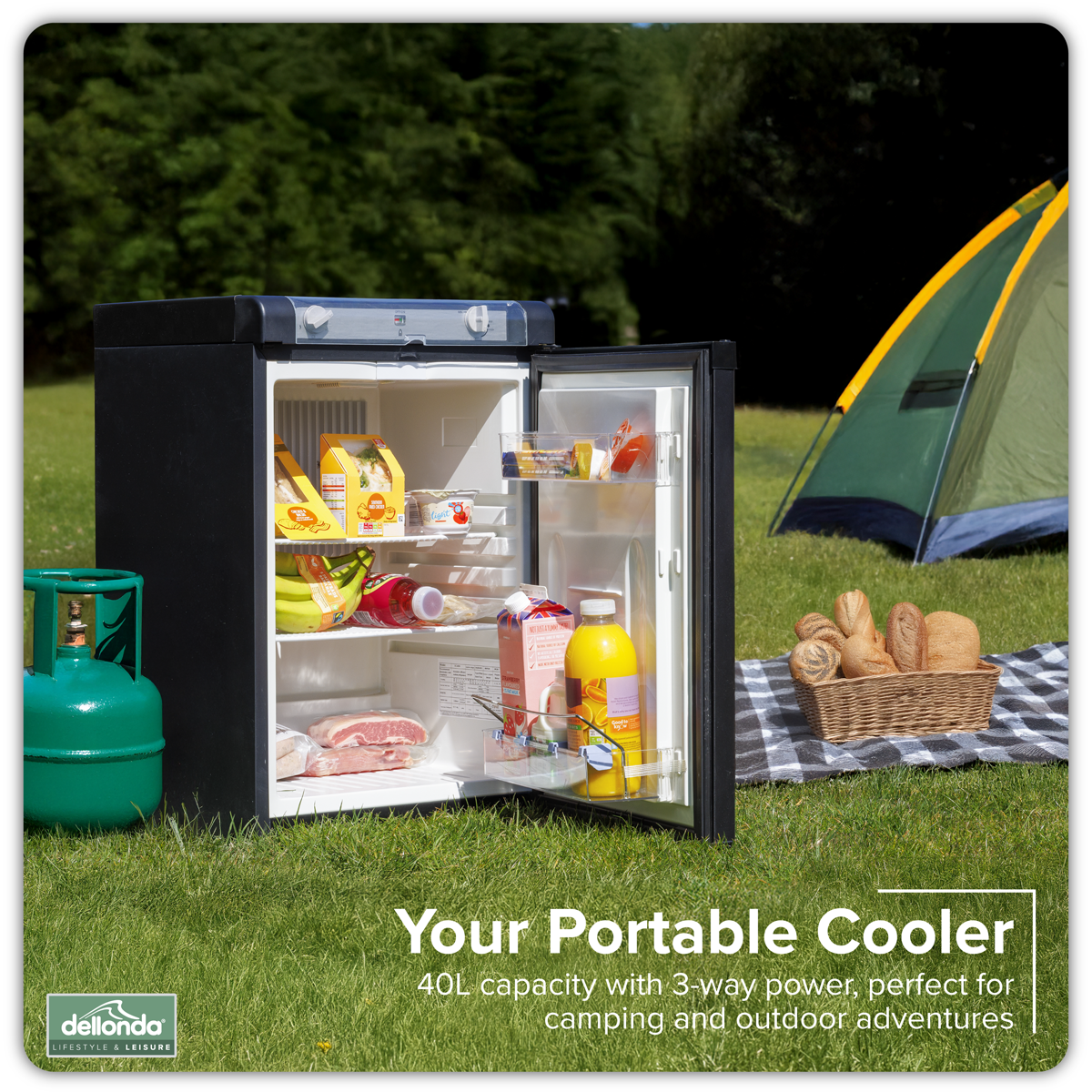 Dellonda DL158 3-Way Fridge 40L - additional view 5