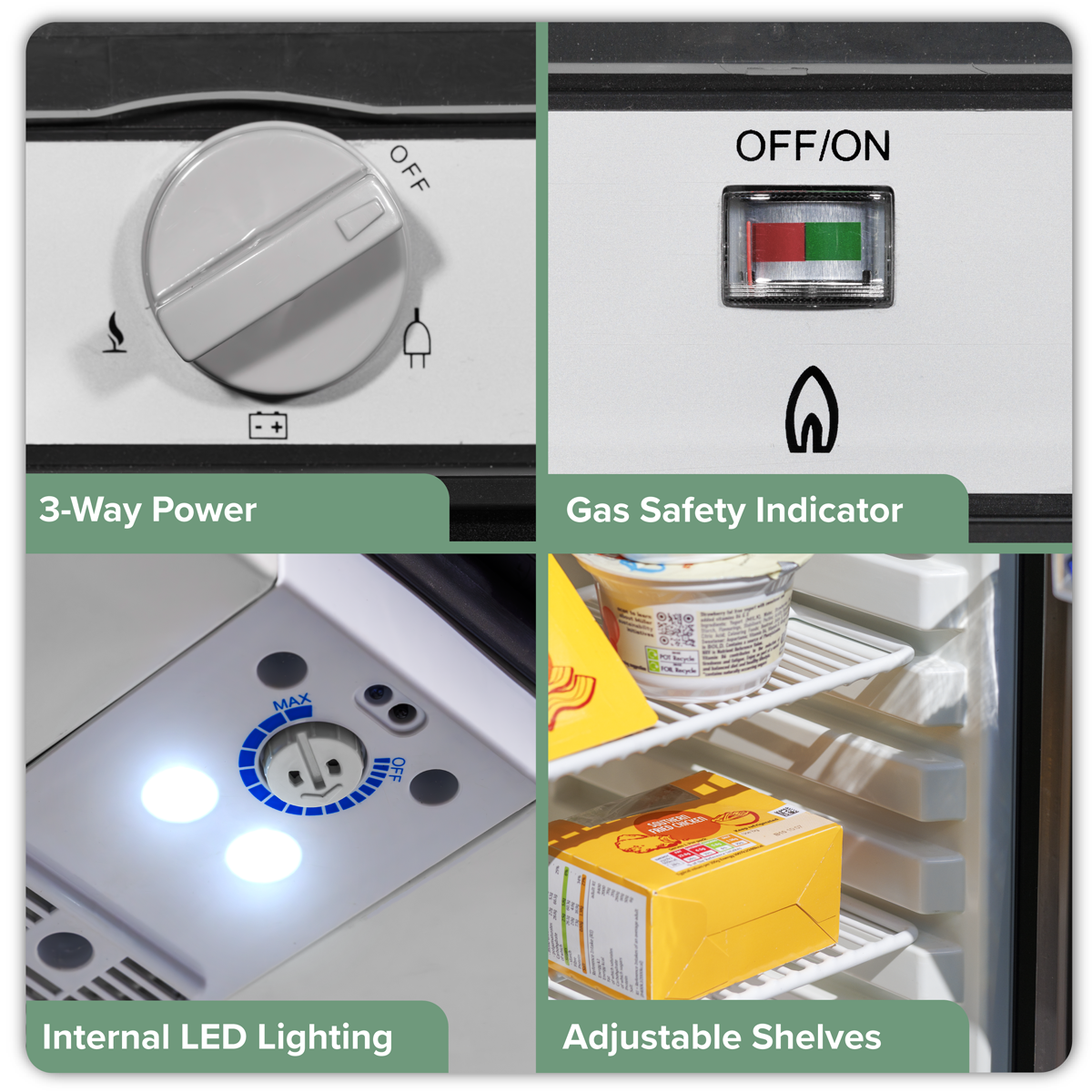 Dellonda DL158 3-Way Fridge 40L - additional view 3