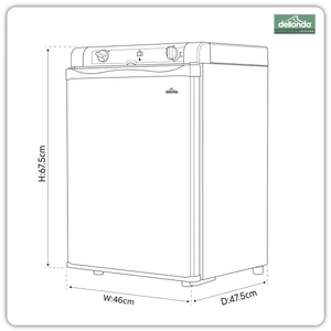 Dellonda DL159 3-Way Fridge 60L - additional view 19