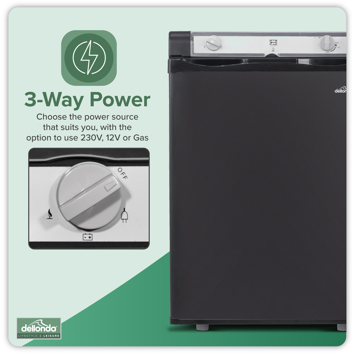 Dellonda DL159 3-Way Fridge 60L - additional view 17