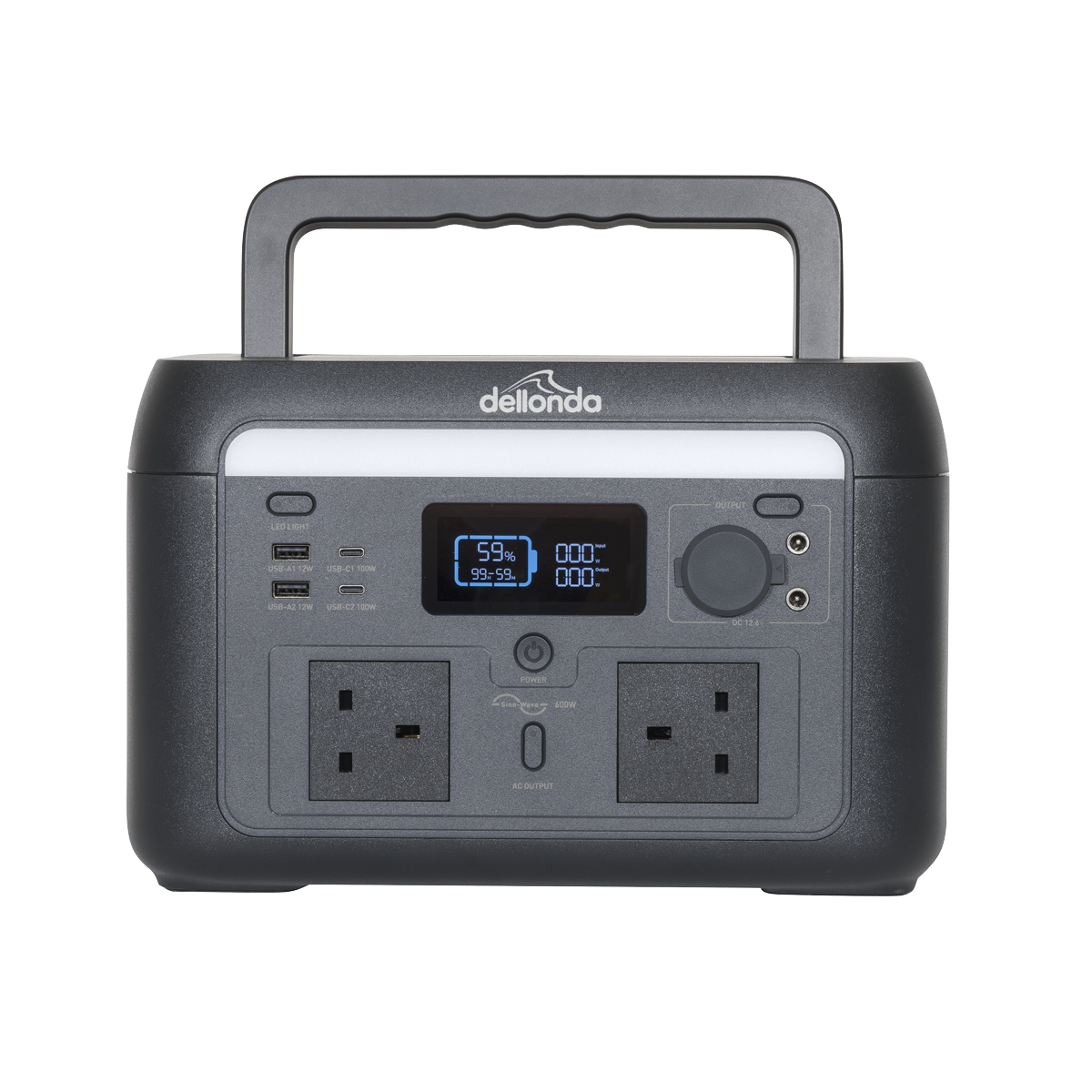 Dellonda DL161 Portable Power Station 600W - additional view 4