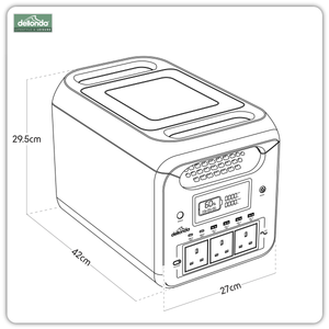 Dellonda DL162 Portable Power Station 1800W - additional view 2
