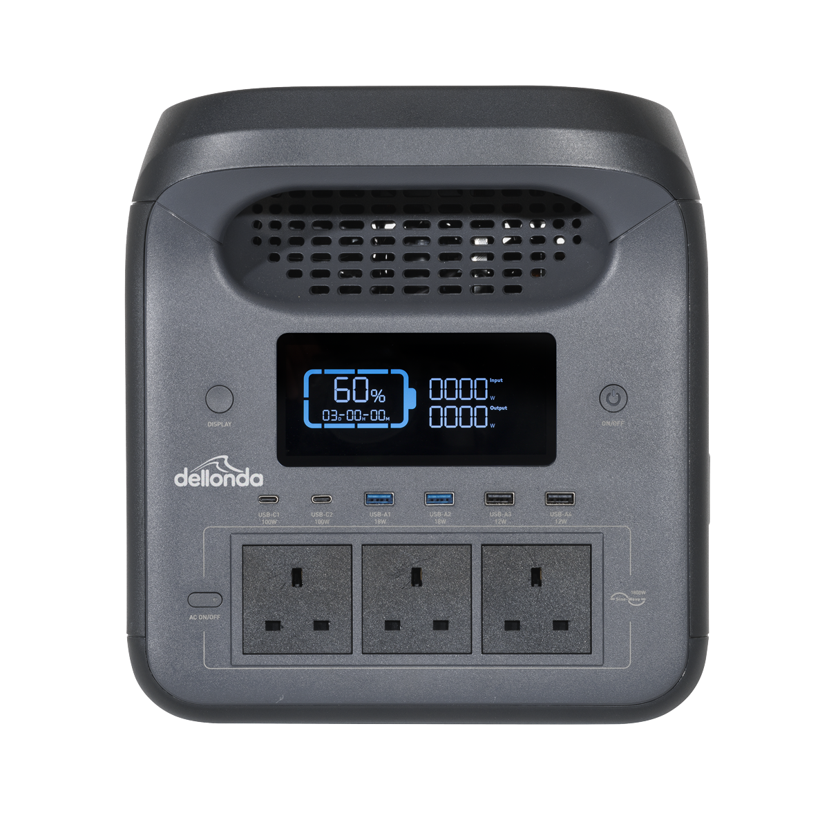 Dellonda DL162 Portable Power Station 1800W - additional view 6