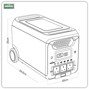 Dellonda DL163 Portable Power Station 3000W - additional view 5