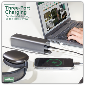 Dellonda DL168 Portable Power Bank 140W 27000mAh - additional view 8