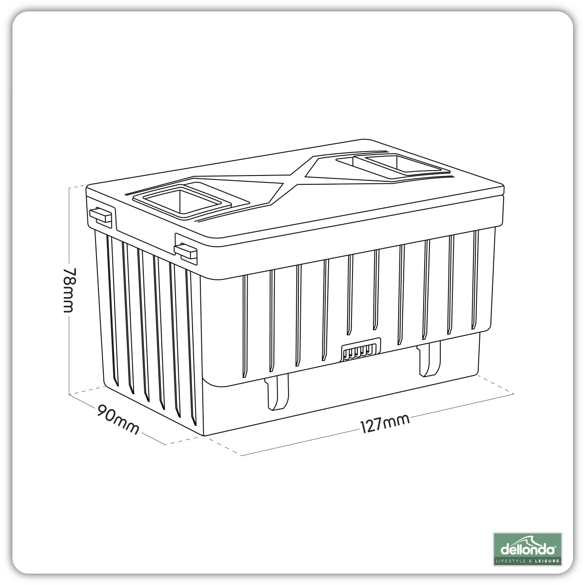 Dellonda DL169 Battery for Portable Fridges 11.1V - additional view 4