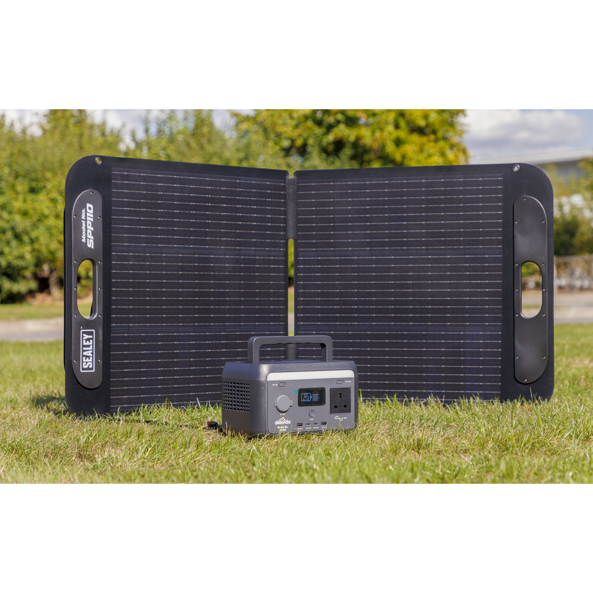 Dellonda DL178 Portable Power Station 300W & ETFE Foldable Solar Panel 110W - additional view 2
