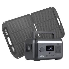 Dellonda DL178 Portable Power Station 300W & ETFE Foldable Solar Panel 110W