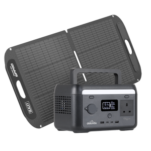 Dellonda DL178 Portable Power Station 300W & ETFE Foldable Solar Panel 110W