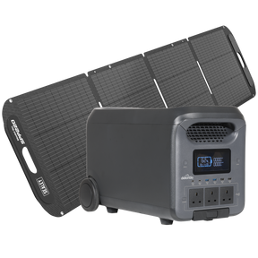 Dellonda DL181 Portable Power Station 3000W & ETFE Foldable Solar Panel 220W