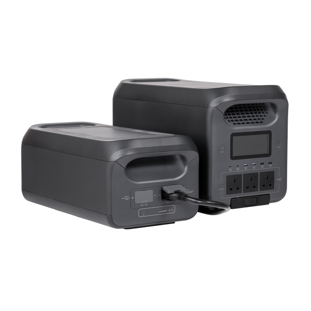 Dellonda DL182 Portable Power Station 3000W & Battery Expansion Pack 2560Wh