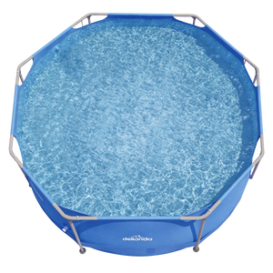 Dellonda DL19 Steel Frame Round Swimming Pool & Filter Pump 10ft - Blue - additional view 9