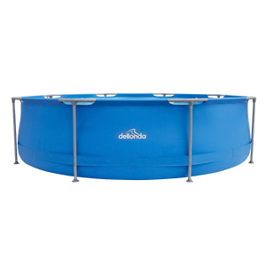Dellonda DL19 Steel Frame Round Swimming Pool & Filter Pump 10ft - Blue - additional view 10