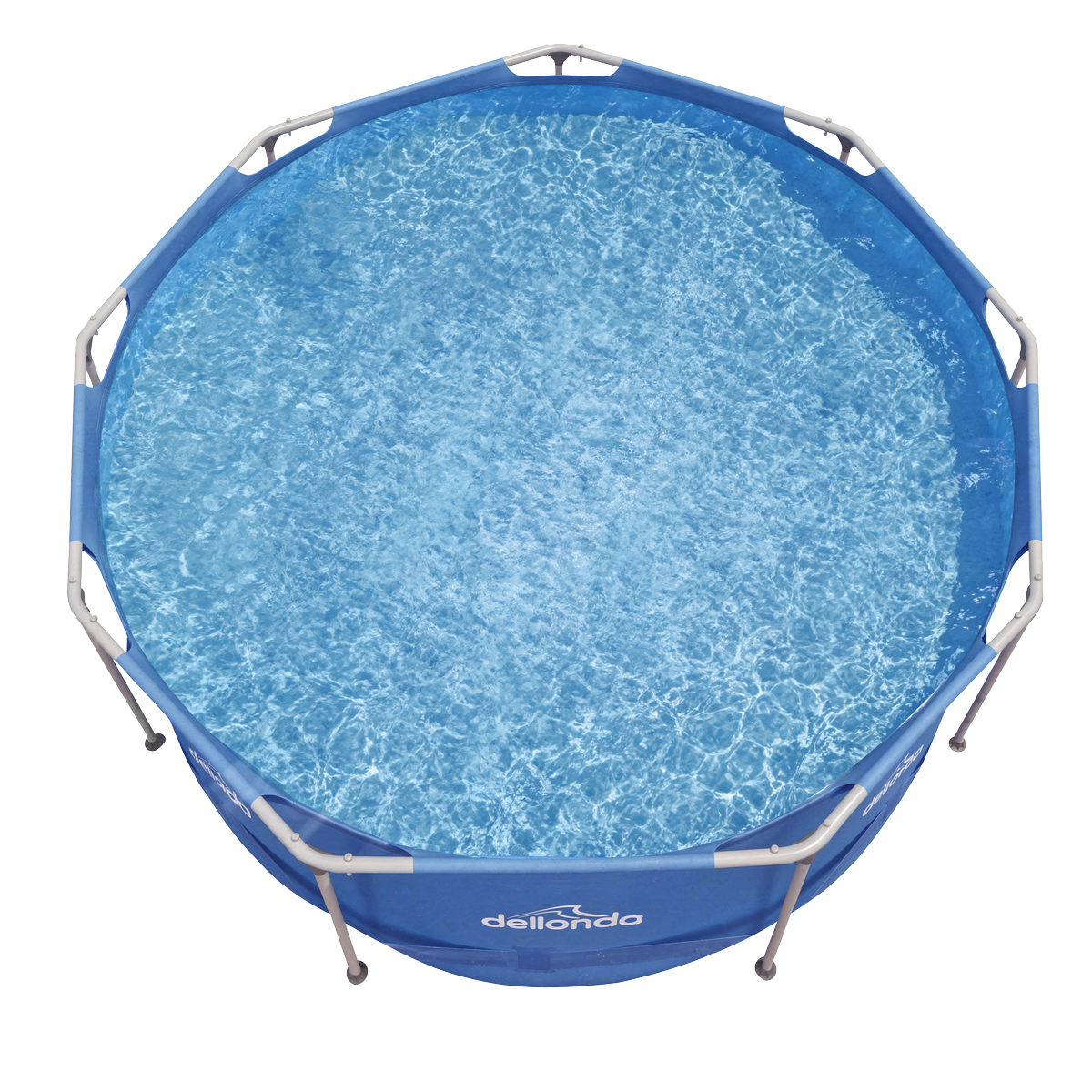 Dellonda DL20 Steel Frame Round Swimming Pool with Filter Pump 12ft - Blue - additional view 4